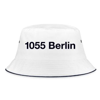 Berlin-Est des années 80 Prenzlauer Berg - Bob - blanc/marine - Devant