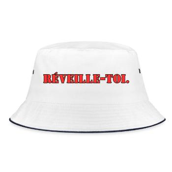 Réveille-toi - Bob - blanc/marine - Devant