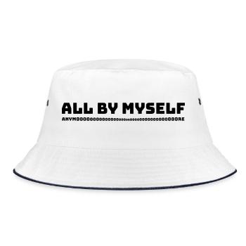 Anymooooooooore - Bucket Hat - Weiß/Navy - Vorne