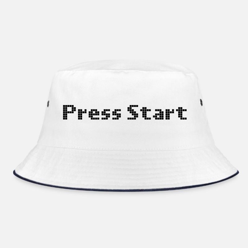 press start Bucket Hat