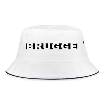 Bruges - Bucket Hat - white/navy - Front