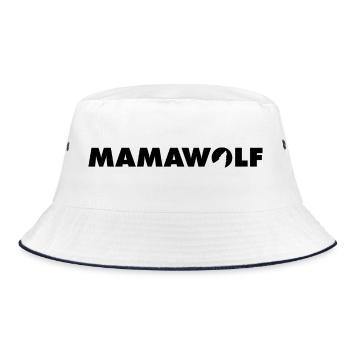 Lettrage Mamawolf - Bob - blanc/marine - Devant