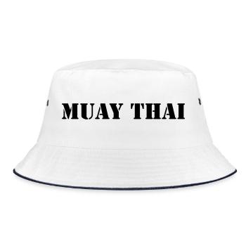 Muay thaï - Bob - blanc/marine - Devant