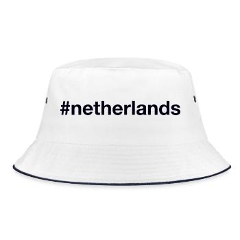 PAYS-BAIS Hashtag Niederlande - Bob - blanc/marine - Devant