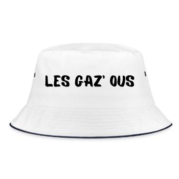 Les gaz'elles - Bob - blanc/marine - Devant