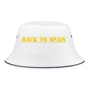 Spain Spanien - Bucket Hat - Weiß/Navy - Vorne