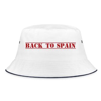 Spain Spanien - Bucket Hat - Weiß/Navy - Vorne