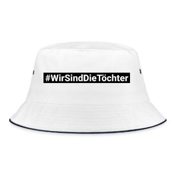 Nous sommes les filles Hashtag #Wirsinddietöchter - Bob - blanc/marine - Devant