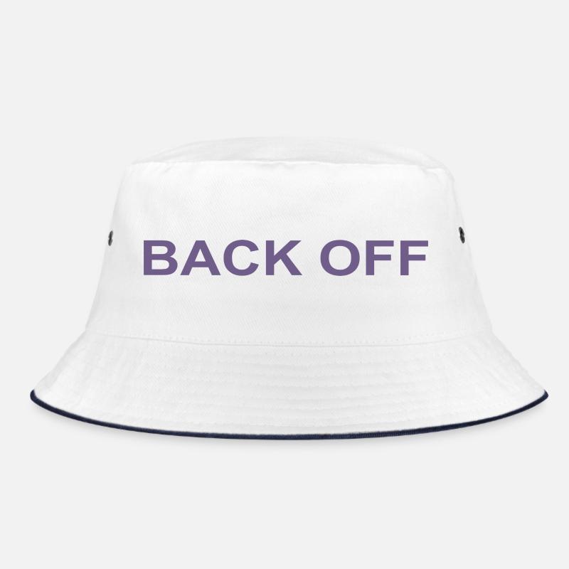 Back Off Lustiger Spruch Bucket Hat