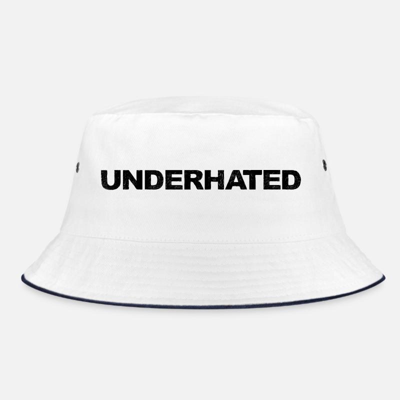 Underhated Black by Falsches Design Bucket Hat