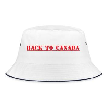 Canada, Canada - Bucket Hat - white/navy - Front