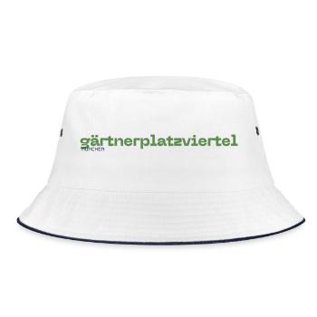Gärtnerplatzviertel Munich district - Bucket Hat - white/navy - Front