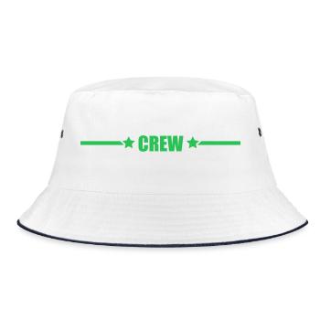 crew - Bucket Hat - white/navy - Front