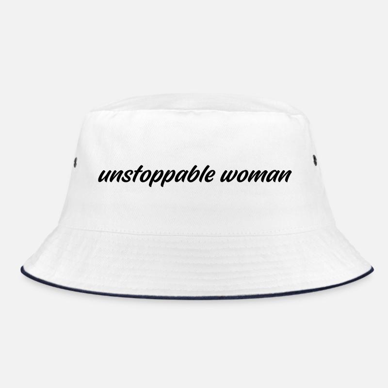 Unstoppable - Bucket Hat - white/navy