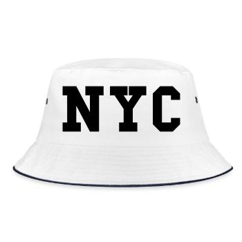 nyc - new york city - Bob - blanc/marine - Devant