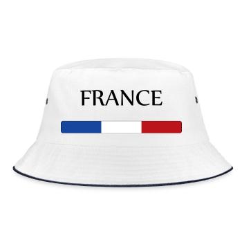 France - Bob - blanc/marine - Devant