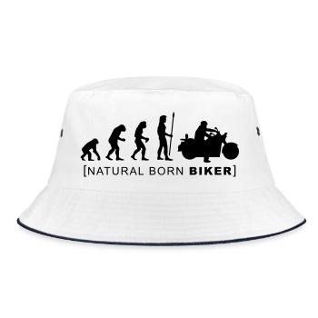 natural born biker - Bob - blanc/marine - Devant