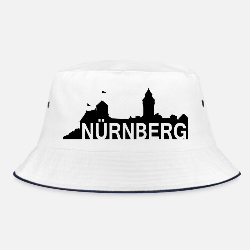 Nuremberg - roil © - Nuremberg with silhouette Bucket Hat