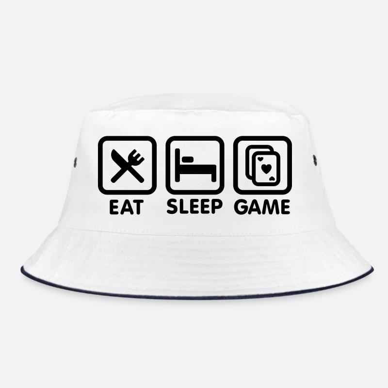 Eat - Sleep - Game \ poker game Bucket Hat