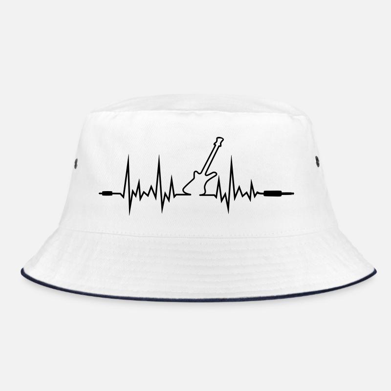 Wave Gitarre mit Klinkenstecker-Enden Bucket Hat