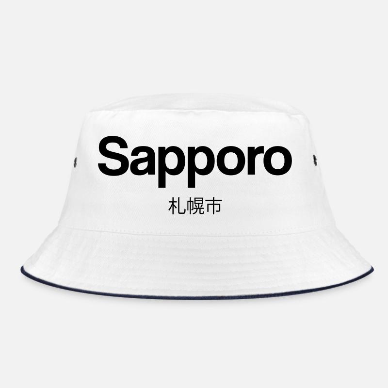 Typographie minimale de Sapporo, Japon Bob