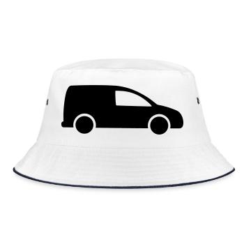 Van logo Delivery - Bucket Hat - white/navy - Front