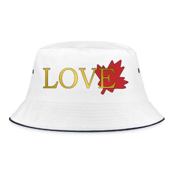 Amour Feuille d'érable du canada - Bob - blanc/marine - Devant