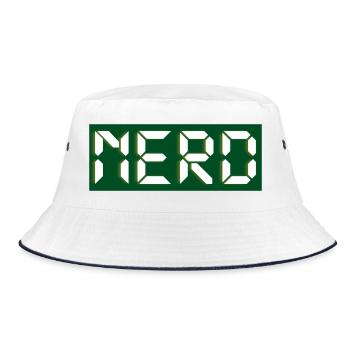 Nerd - Bucket Hat - white/navy - Front