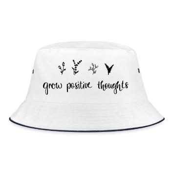 développer des pensées positives - Nature - Bob - blanc/marine - Devant