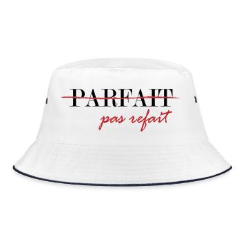 Parfait, pas refait (noir) - Bob - blanc/marine - Devant