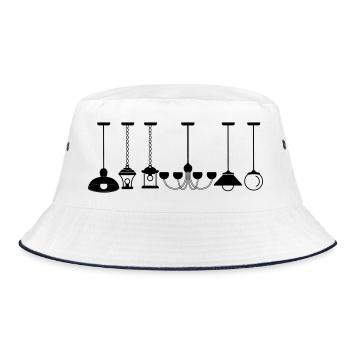 Collection de suspensions - Bob - blanc/marine - Devant