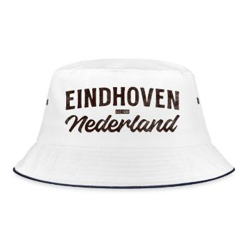 Eindhoven Nederland Script Logo - Bob - blanc/marine - Devant