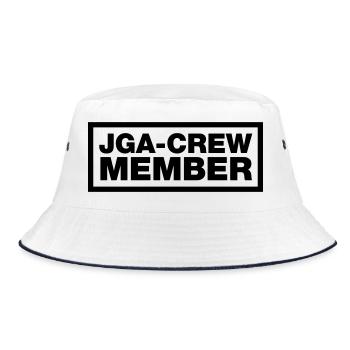 Bachelor Party Crew Member Element Top (Bachelor Party MC Rocker Design) - Bucket Hat - white/navy - Front