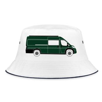 Jumper Boxer Ducato 4x4 aventure - Bob - blanc/marine - Devant