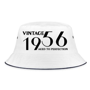 Vintage 1956 aged to perfection - Bob - blanc/marine - Devant