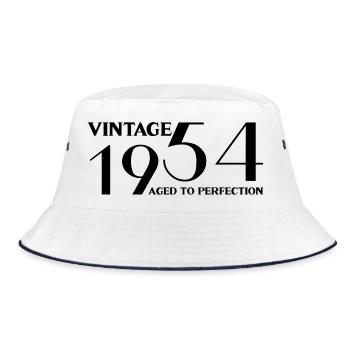 Vintage 1954 aged to perfection - Bob - blanc/marine - Devant