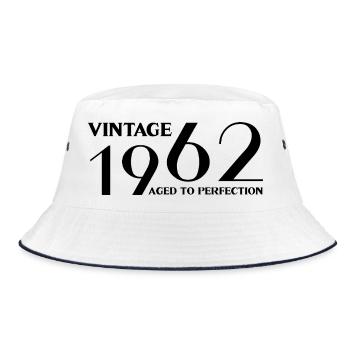 Vintage 1962 aged to perfection - Bob - blanc/marine - Devant