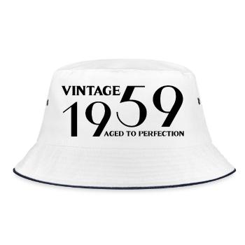 Vintage 1959 aged to perfection - Bob - blanc/marine - Devant