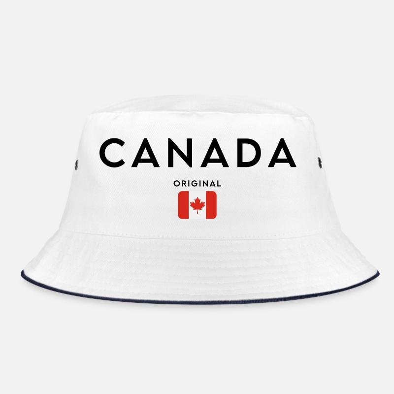 Canadian pride, minimalist sleek design Bucket Hat