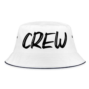 crew - Bucket Hat - white/navy - Front