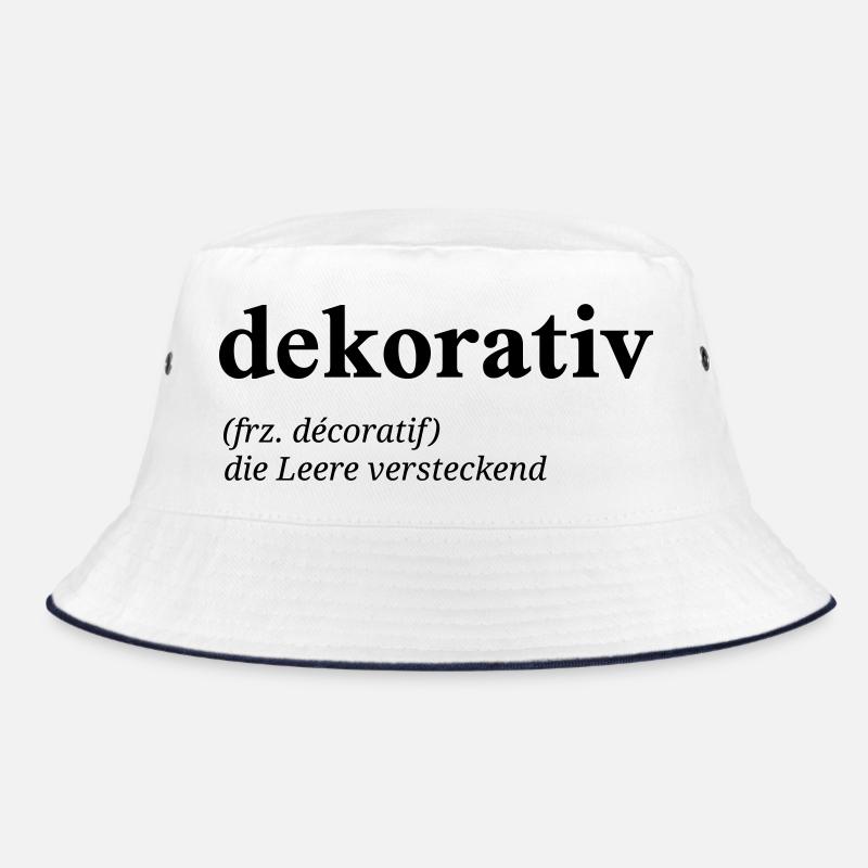 dekorativ Definition Bucket Hat