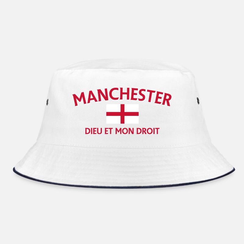 Manchester Flag Motto Tee Bucket Hat
