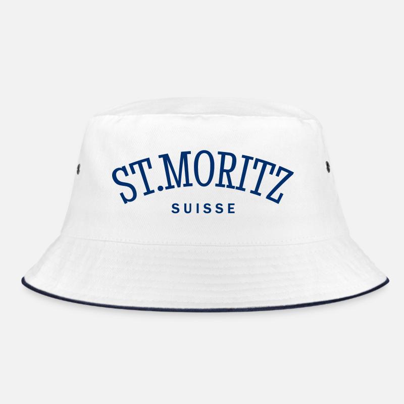 St. Moritz - Suisse - Schweiz - Swiss Bucket Hat