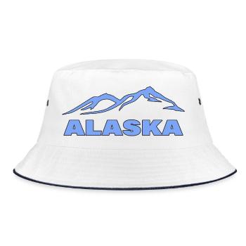 Alaska - Bucket Hat - white/navy - Front