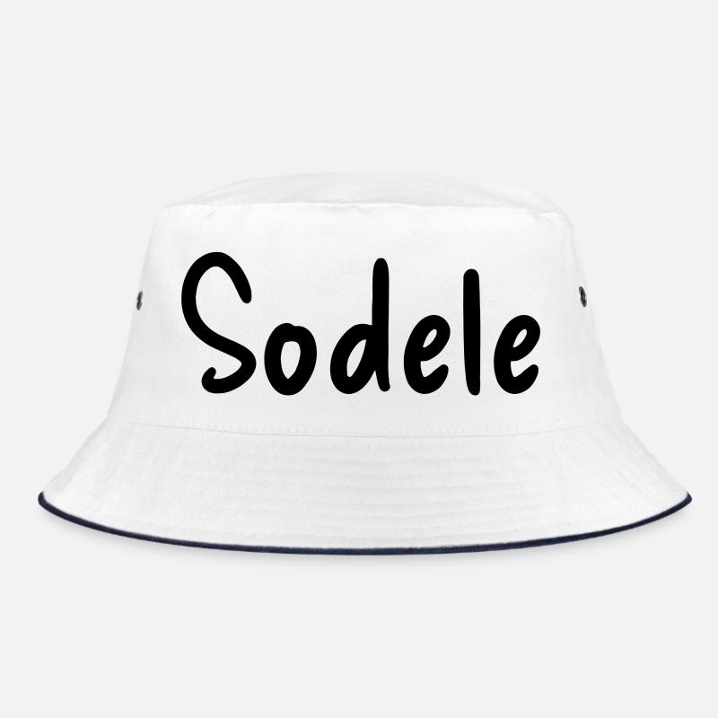 Sodele - Bucket Hat - Weiß/Navy