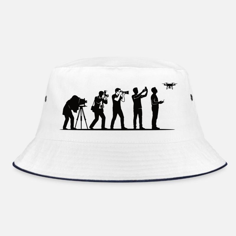 Evolution of photography – from tripod to drone Bucket Hat