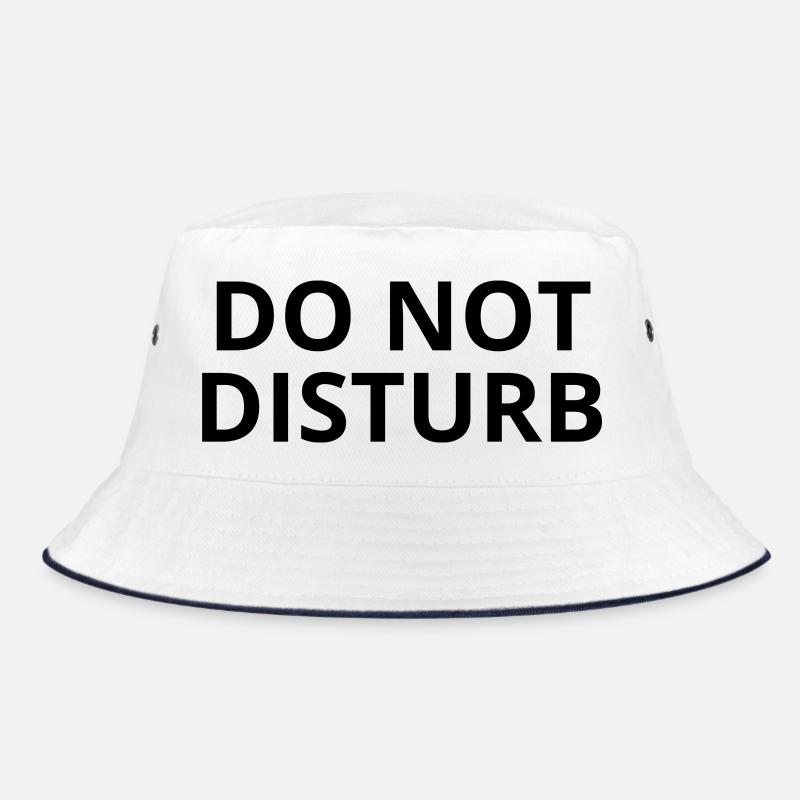 NICHT STÖREN – Minimaler Unisex-Pullover Bucket Hat