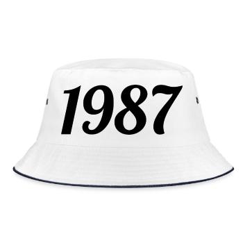 1987 - Bob - blanc/marine - Devant