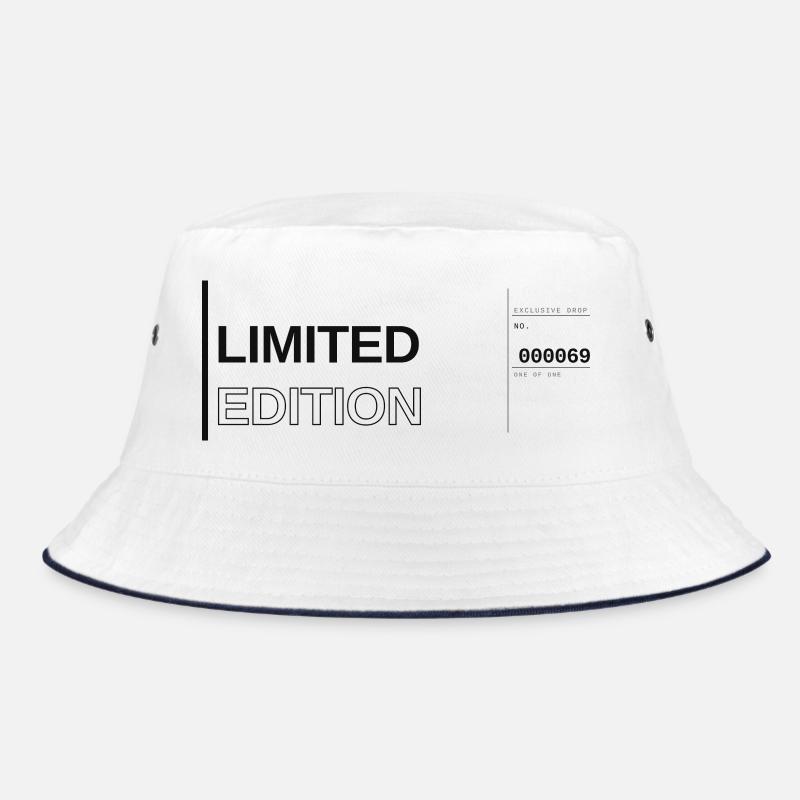 Eine weitere limitierte Ausgabe - Bucket Hat - Weiß/Navy