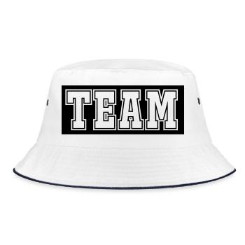 Team - Bucket Hat - white/navy - Front